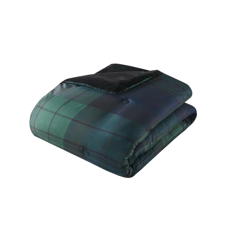 Woolrich Woolrich Bernston Faux Wool to Faux Fur Down Alternative Comforter Set