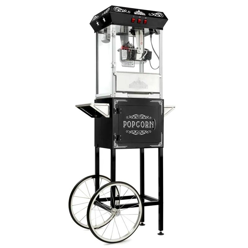 Olde Midway Olde Midway Vintage Popcorn Machine and Cart