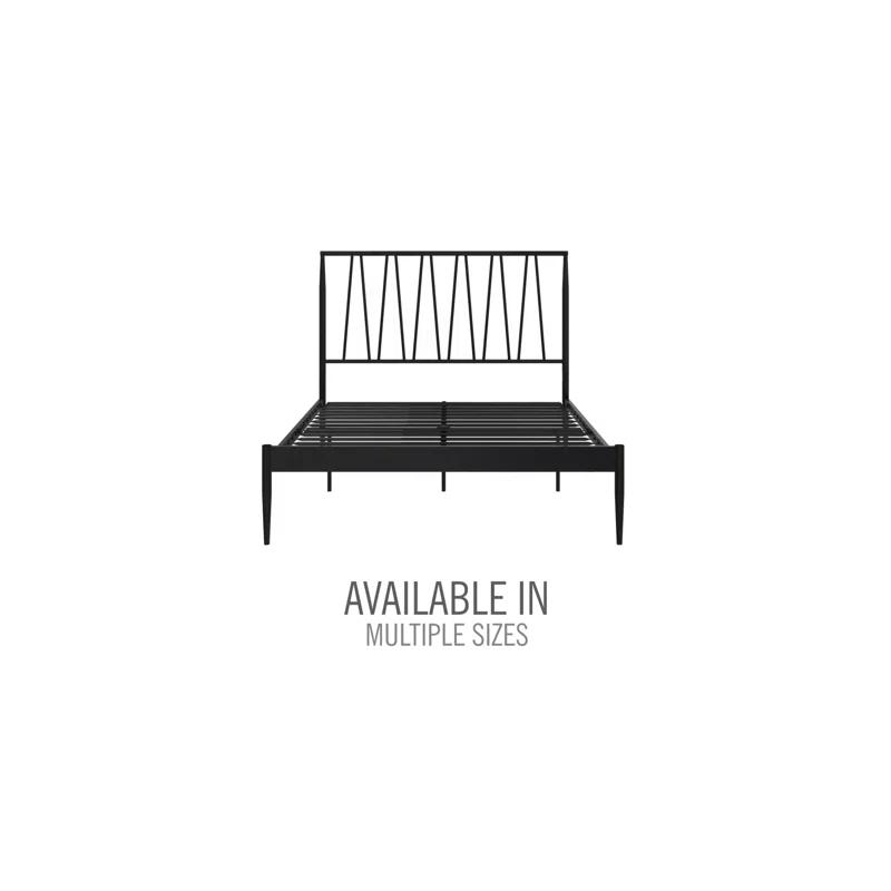 Mercury Row® Mercedes Metal Open-Frame Bed