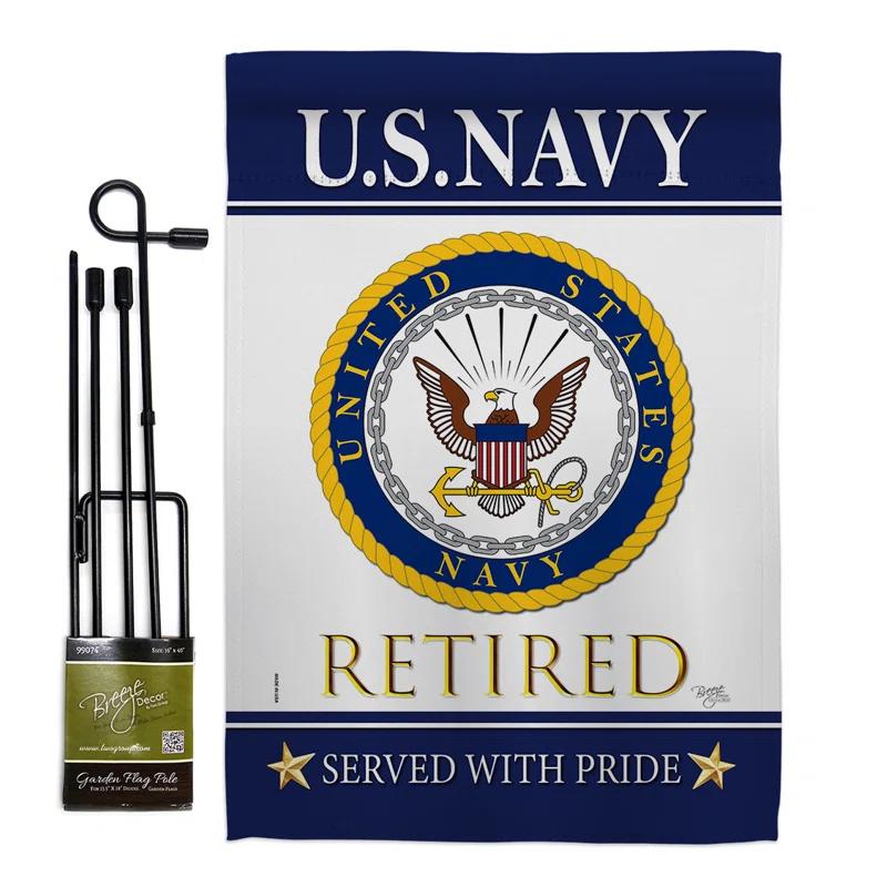 Breeze Decor Double Sided 18.5'' H x 13'' W Polyester Garden Flag