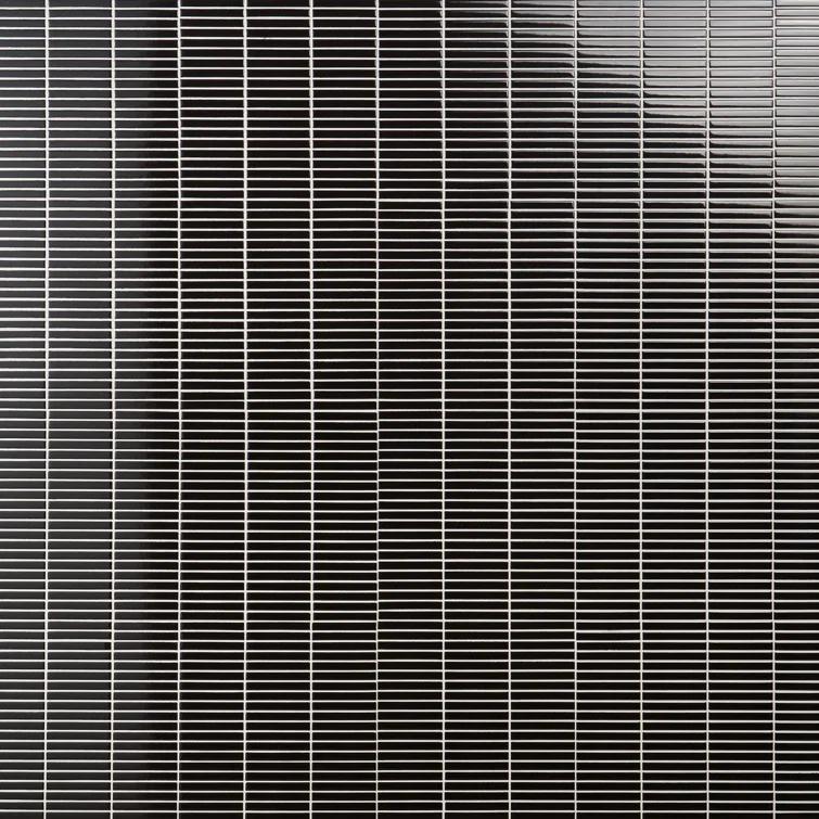 Monogram Stacked 11.19 In. X 11.9 In. Glossy Porcelain Mosaic Floor And Wall Tile (0.92 Sq. Ft. / Each)