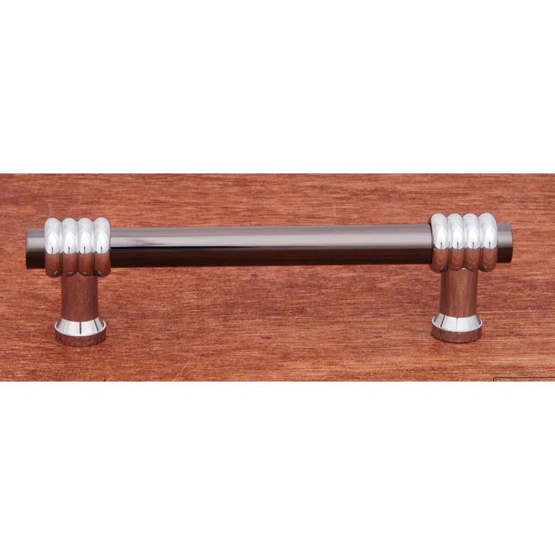 Rk International Two Tone Swirl 3 1/2'' Center to Center Bar Pull CP Series