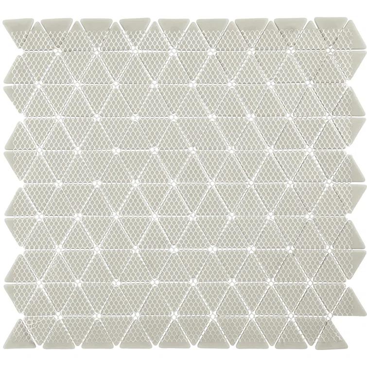 Daltile Starcastle 1" Triangle Glass Wall Mosaic (Set of 13)