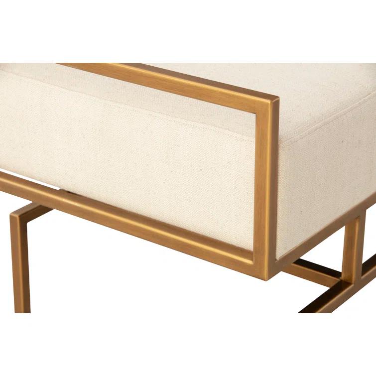 John-Richard Wiggins Fabric Upholstered Bench
