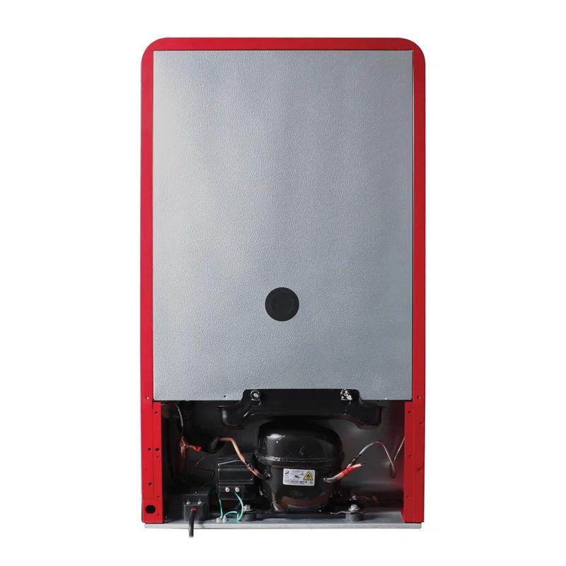 Magic Chef Magic Chef 17.5'' W 20 Cans (12 oz.) 3.4 Cubic Feet Beverage Cooler with Wine Storage and Glass Door