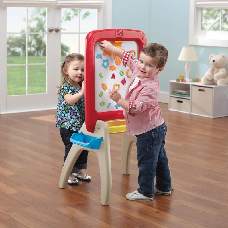 Step2 Step2 All Around Red Easel for Two Folding Board Easel