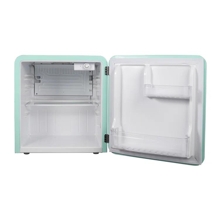 Magic Chef Magic Chef 1.6 Cubic Feet Retro Style Mini Fridge with Interior LED Light, Mint
