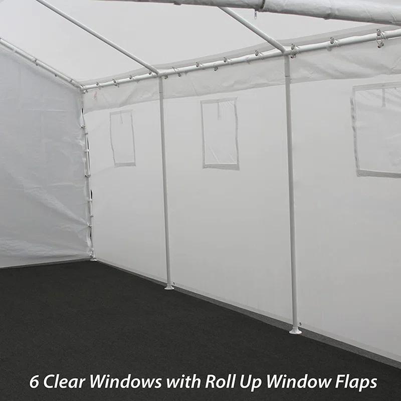 King Canopy Hercules 10ft 8in x 20ft Steel Frame Enclosed Canopy Garage