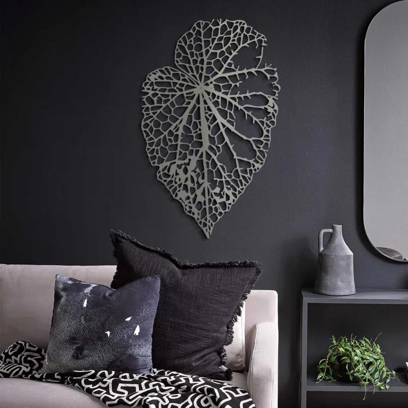 Metal Leaf Wall Decor