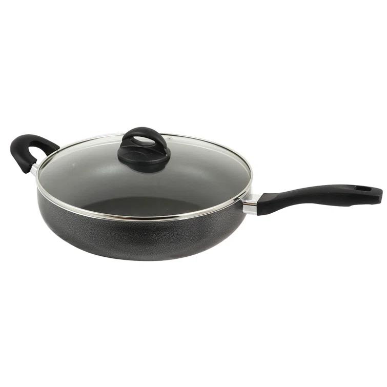 Oster Non Stick Aluminum Saute Pan with Lid | Wayfair