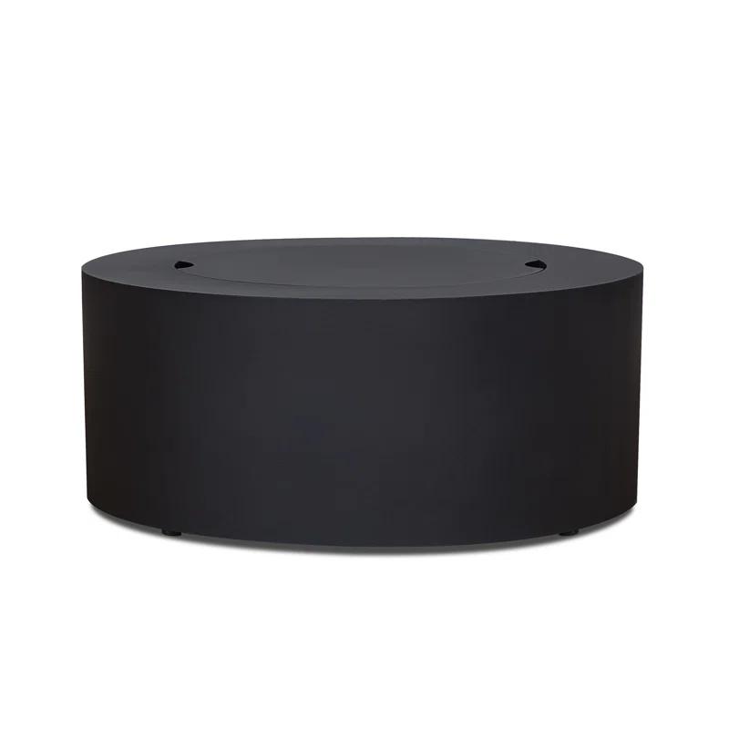 Aegean 36" Round Steel Propane or Natural Gas Fire Pit Table by Real Flame