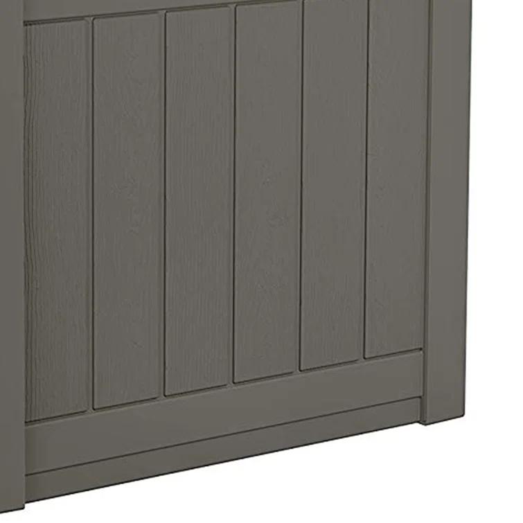 Suncast 22'' W 22 Gallons Water Resistant Resin Deck Box in Gray
