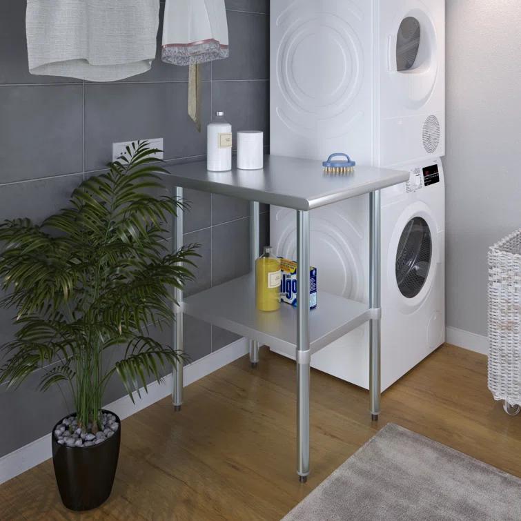 Amgood 30 in. x 24 in. Stainless Steel Table