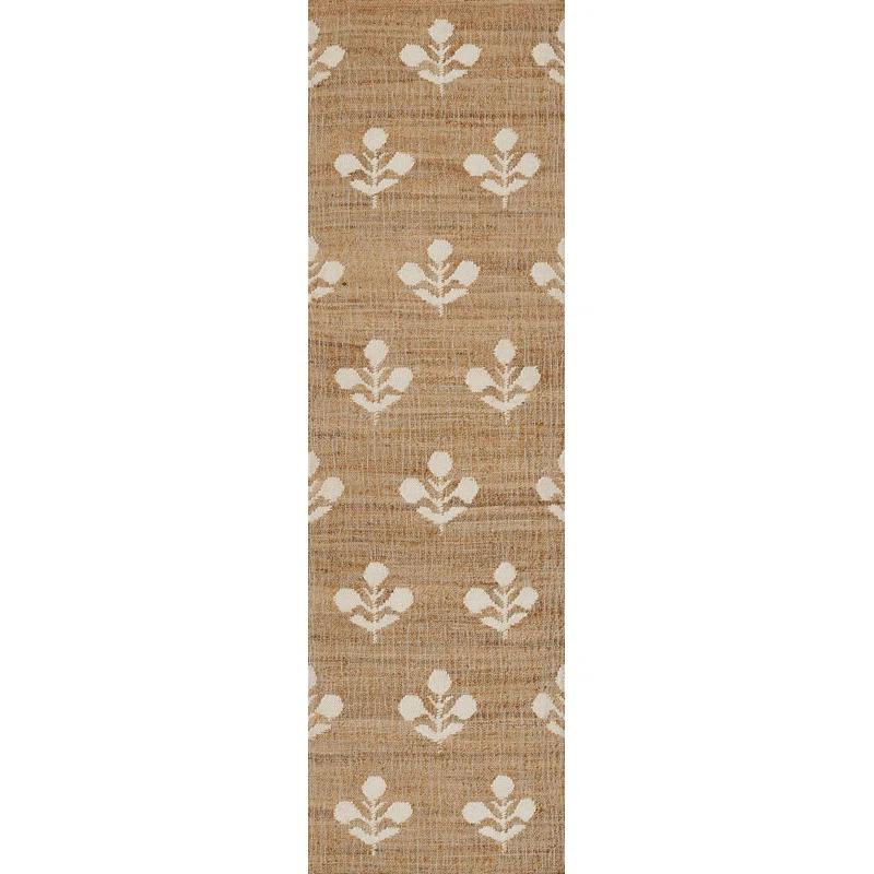 Erin Gates by Momeni Orchard Bloom Natural Hand Woven Wool and Jute Area Rug
