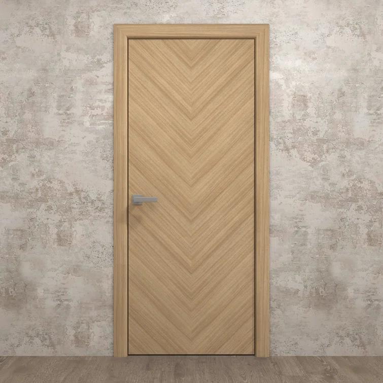 SARTODOORS Slab Door Panel | Ego 5005 | Wood Veneer Doors | Pocket Closet Sliding Barn