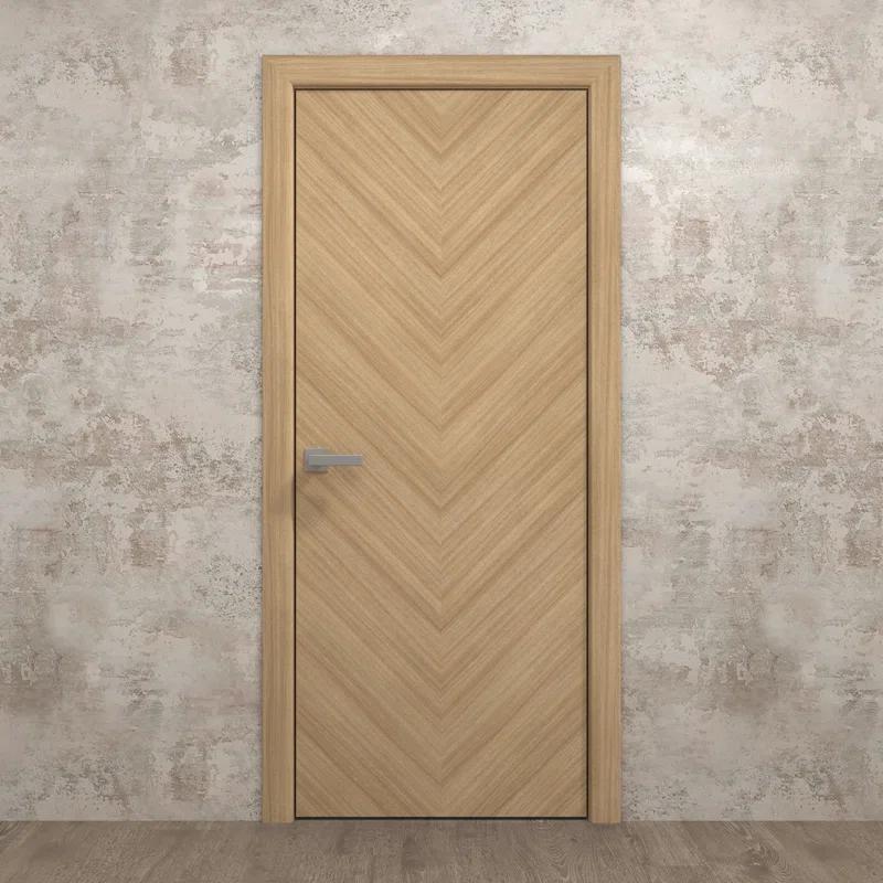 SARTODOORS Slab Door Panel | Ego 5005 | Wood Veneer Doors | Pocket Closet Sliding Barn