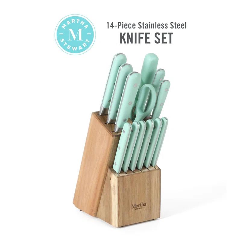 Martha Stewart 14 Piece Knife Block Set