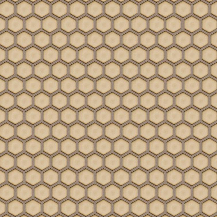 Merola Tile Hudson Due 2" Hex 10-7/8 " x 12-5/8 " Porcelain Mosaic Floor and Wall Tile