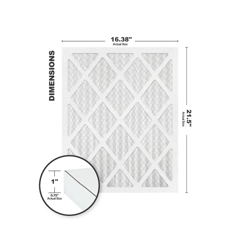 Accumulair Universal Air Filter for Air Conditioner (Set of 4)