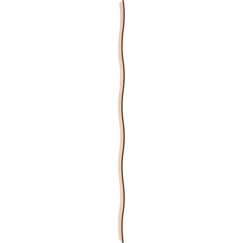 Ekena Millwork Brazos Adjustable Wood Decorative Slat Wall Panel Kit