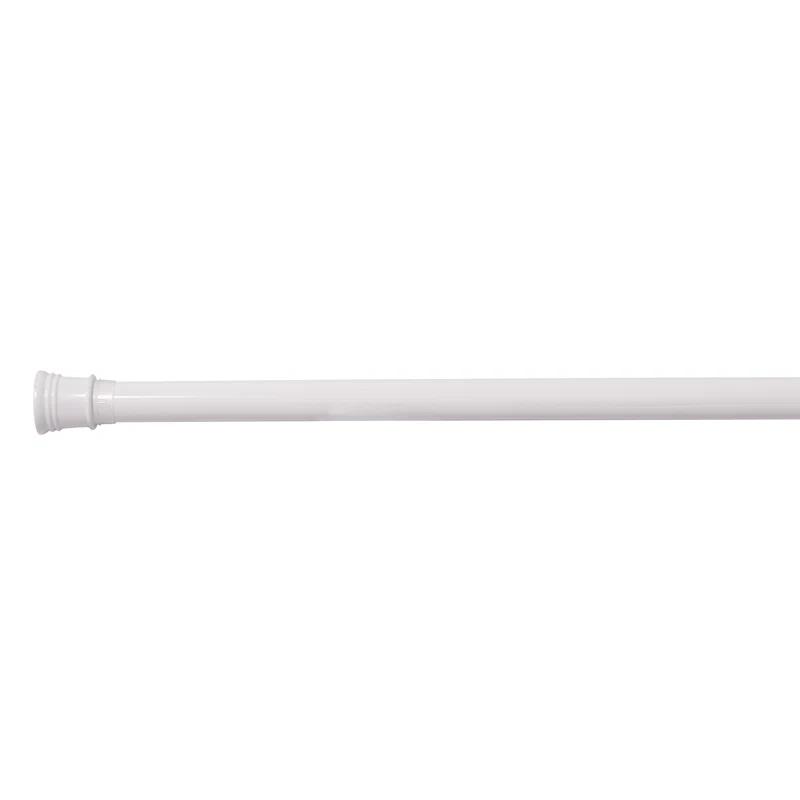 Design House Classic Adjustable Straight Tension Shower Curtain Rod for Bathroom