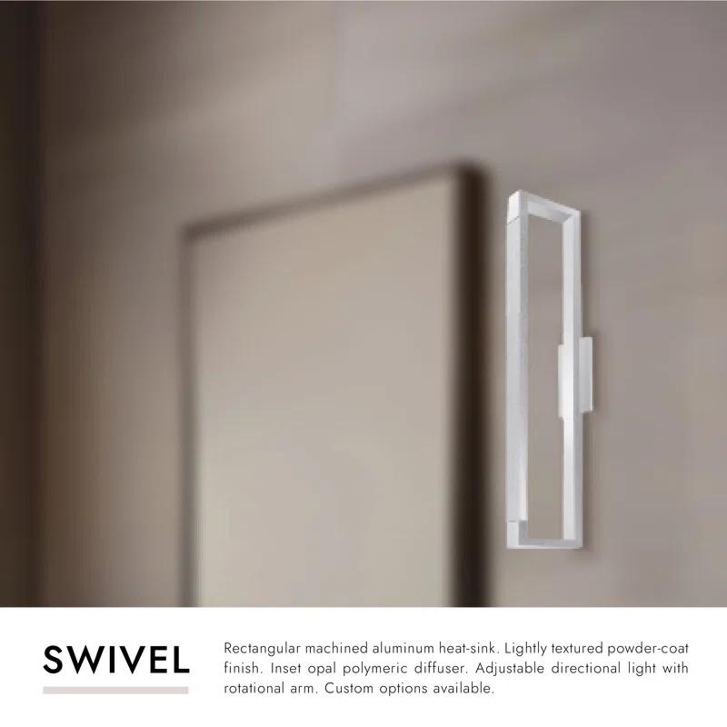 Kuzco Lighting Swivel Aluminum LED Flush Mounted Sconce