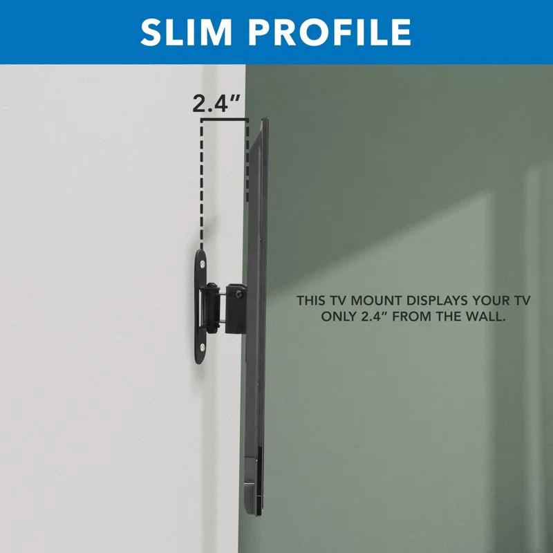 Mount It Compact Full Motion TV Wall Mount - For Tvs Up To 50"