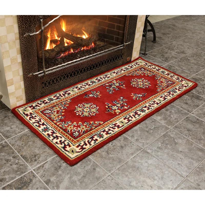 World Menagerie Geloff Hand Tufted Wool Oriental Rug