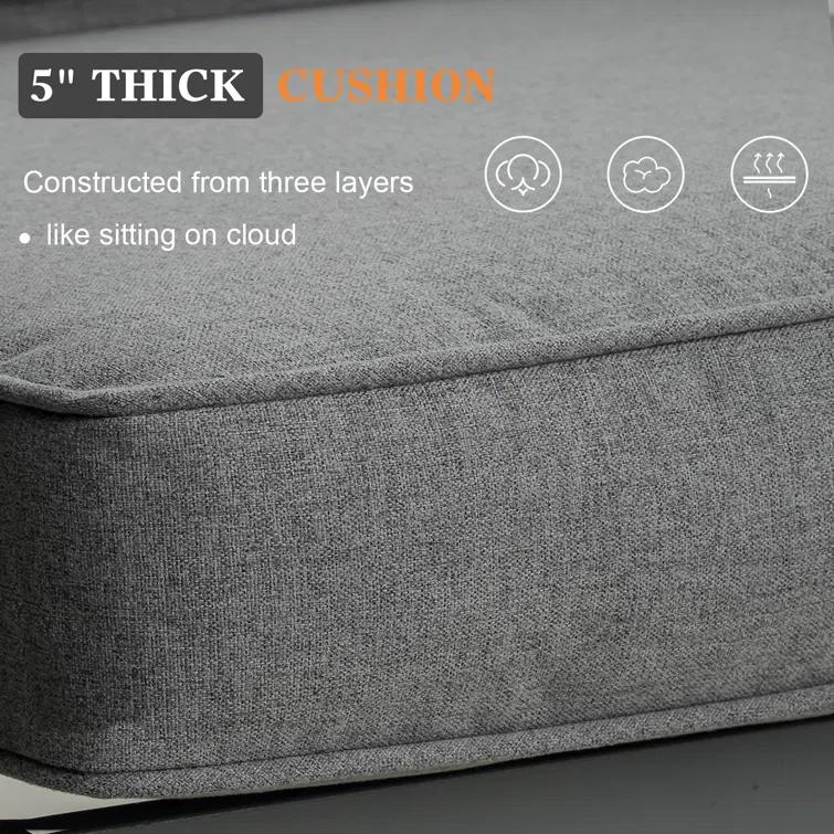 LayinSun Alturas Standalone Product 4 Piece Sofa Seating Group With Cushions