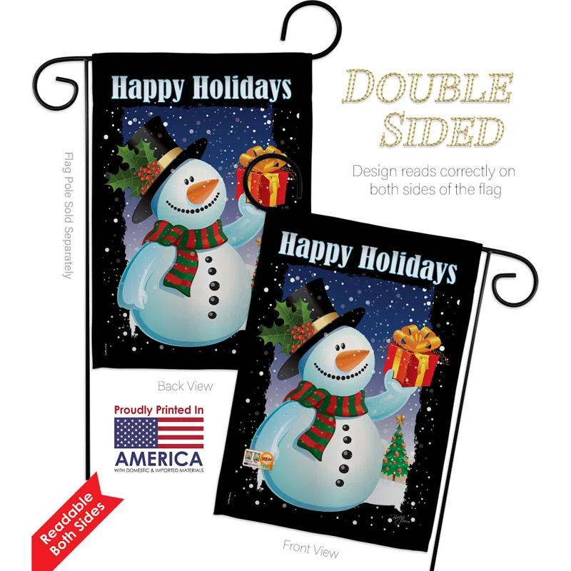 Breeze Decor Double Sided Polyester Christmas