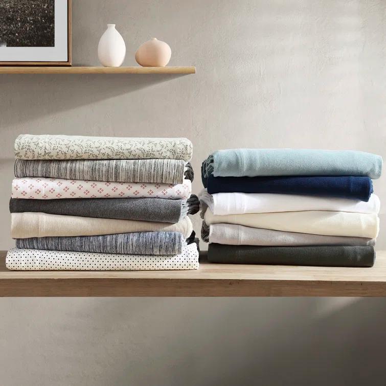 Brielle Jersey Cotton Blend Jersey Knit Sheet Set