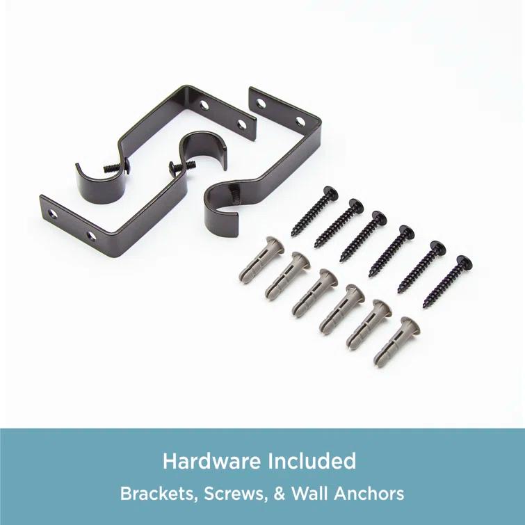 Kenney Richmond Kenney Sanders 5/8" Standard Decorative Window Curtain Rod & Reviews | Wayfair