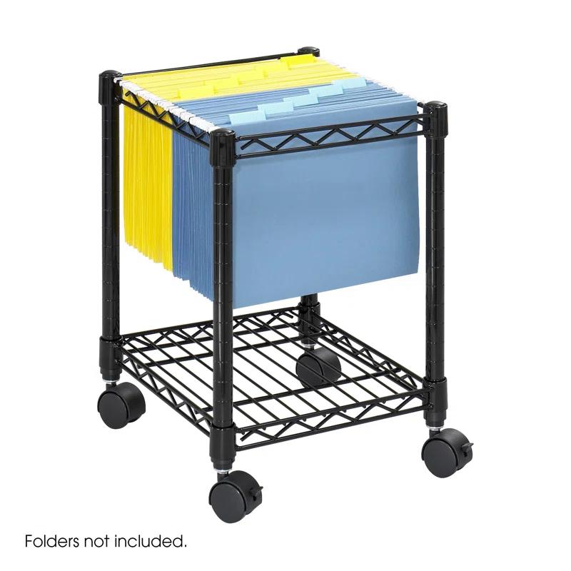 Safco Products Company Compact Mobile Wire File Cart
