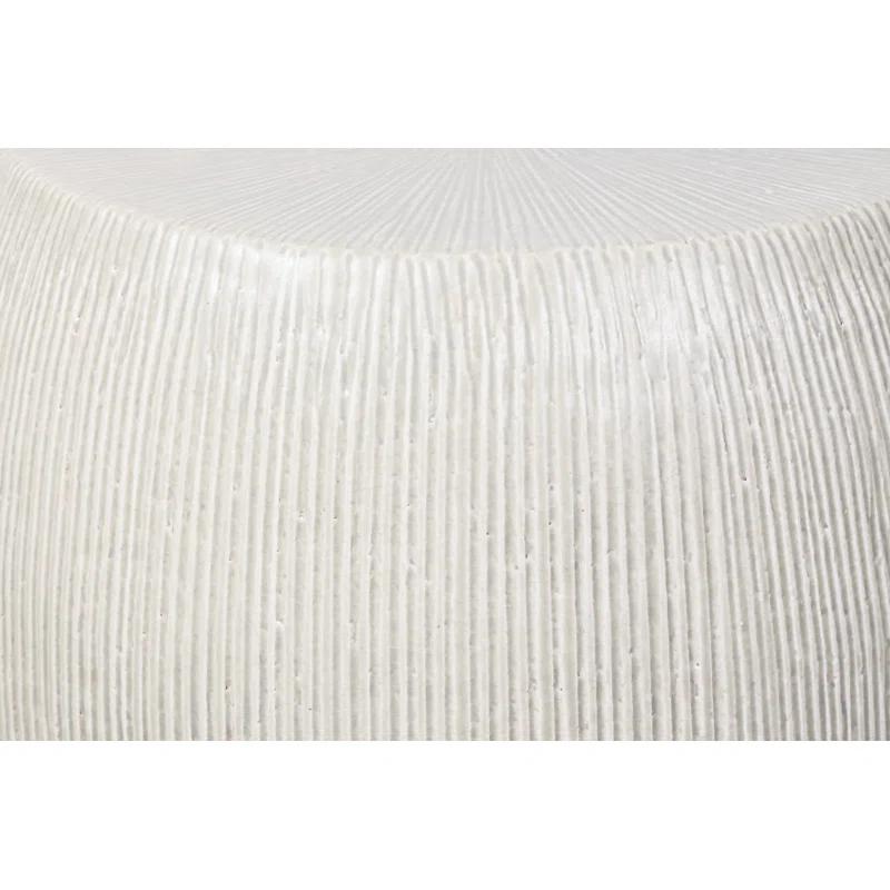 Seasonal Living Sunburst Ceramic Accent Stool