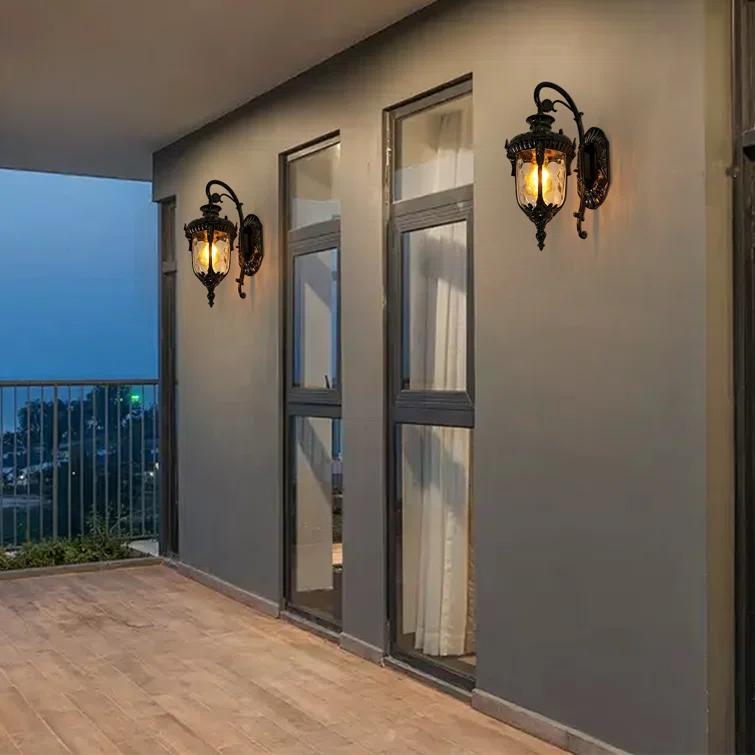 Fleur De Lis Living Stockard 1-Light Waterproof Outdoor Wall Light