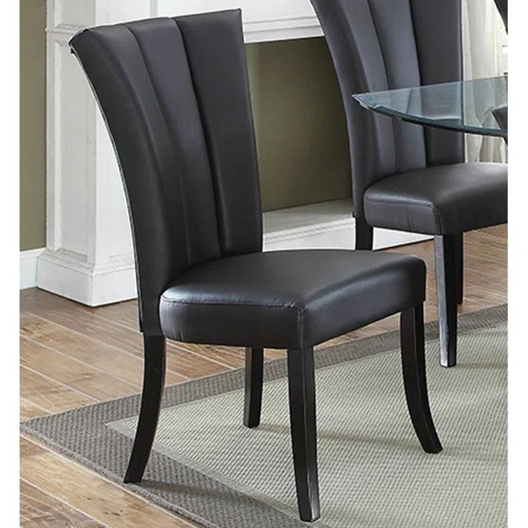 A&J Homes Studio Faux Leather Upholstered Side Chair (Set of 2)