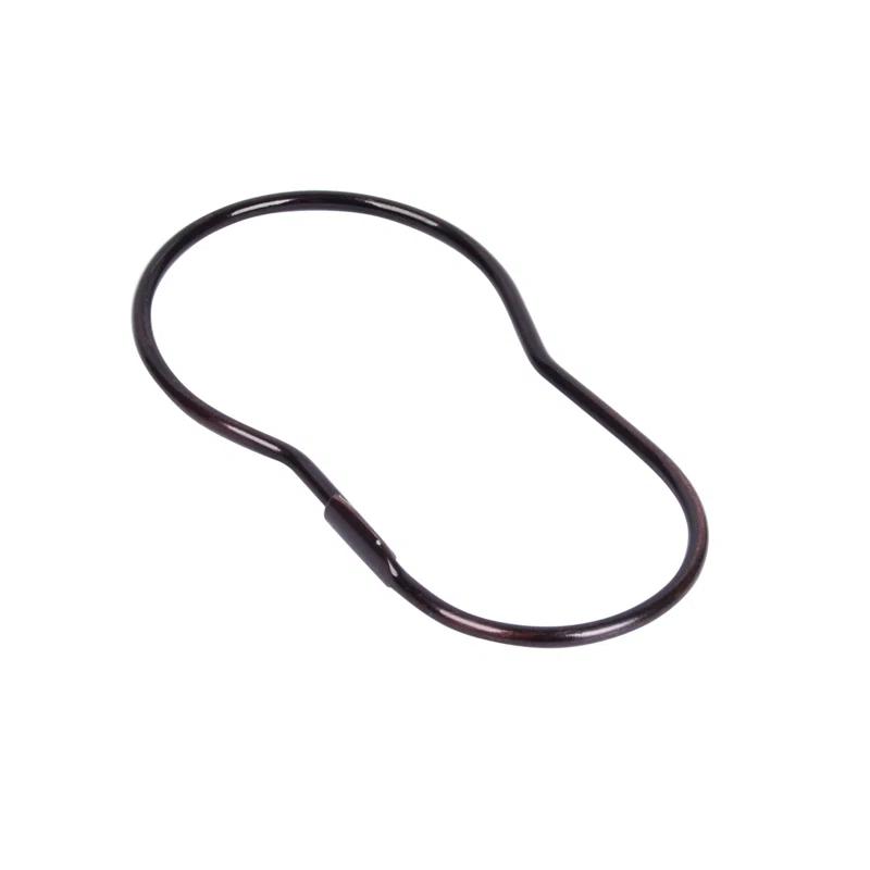 Utopia Alley Utopia Alley Rustproof Fixed Mount Single Curved Shower Rod, Aluminum, adjustable from 45" to 72" Wide