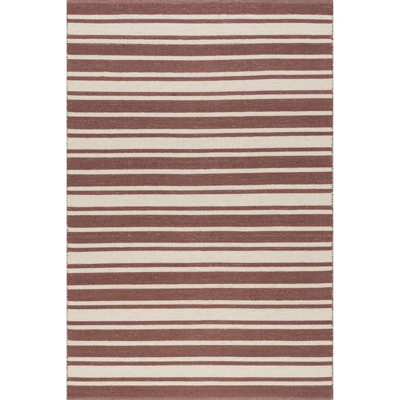 Frenshe Interiors x Rugs USA Frenshe Interiors x Rugs USA Bowery Striped Wool Area Rug