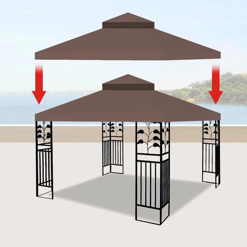 Sunny yard Sunny Yard Polyester Replacement Canopy for Gazebo