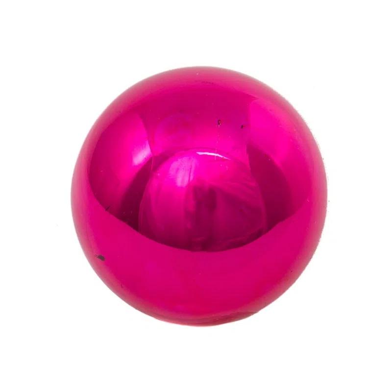 Kurt Adler Kurt Adler Hanging Glass Ball Ornaments, Multicolored, 65mm, 6-Piece Set