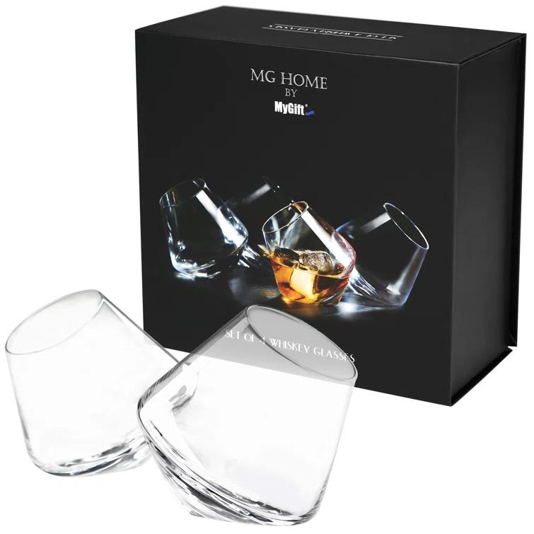 MyGift 35oz. Wine Glass Set (Set of 4)