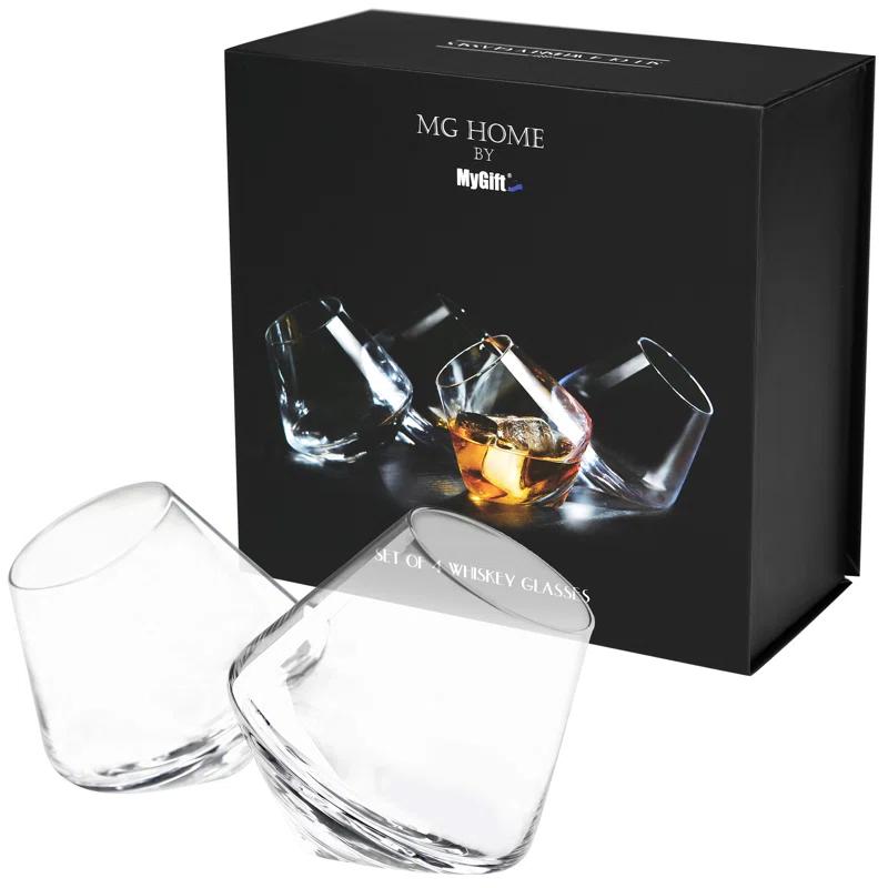 MyGift 35oz. Wine Glass Set (Set of 4)