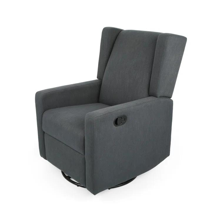 Latitude Run® Bines Upholstered Swivel Recliner