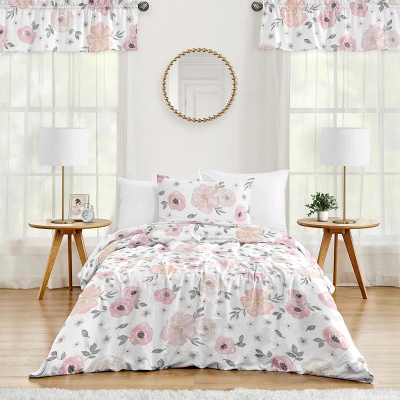 Sweet Jojo Designs Watercolor Microfiber Comforter Set