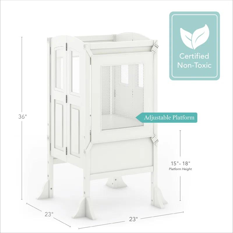 Martha Stewart Martha Stewart Living & Learning Kids' Kitchen Helper Foldable Step Stool