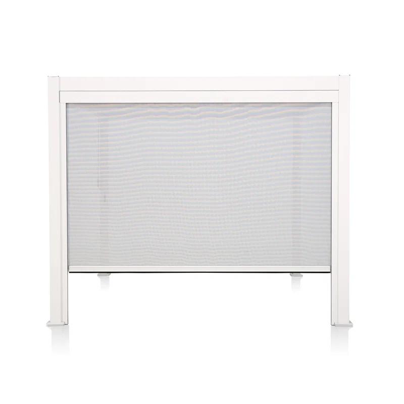 111 Aluminum Pull Down Privacy Screen for Pergola