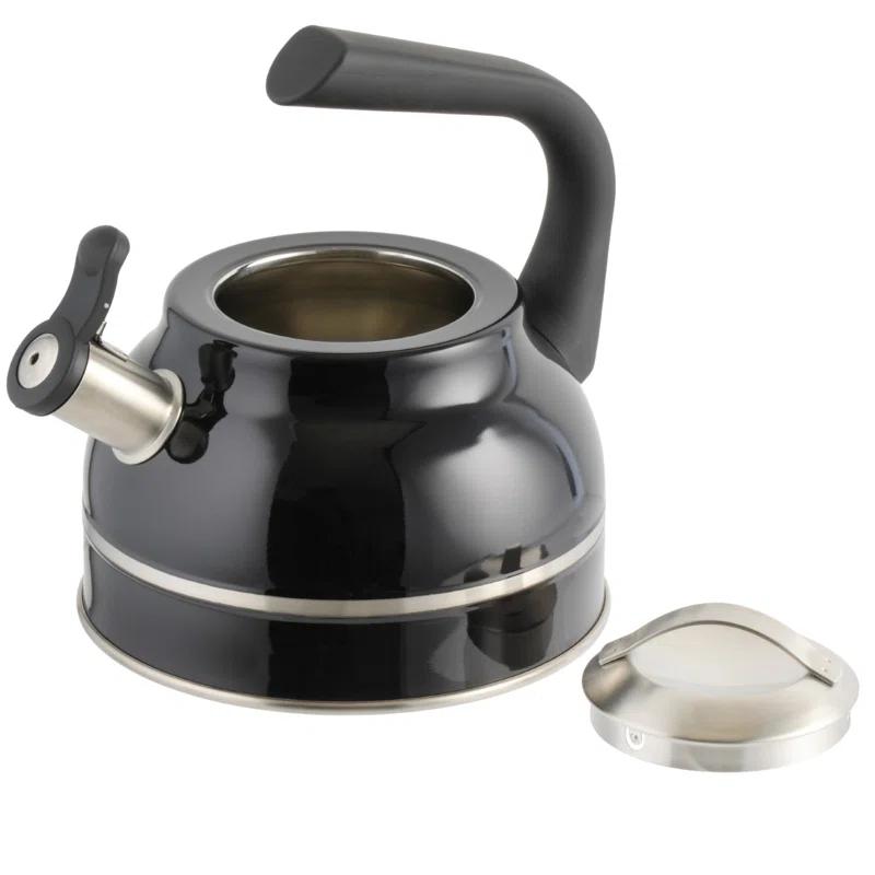 Kenmore Elite Kenmore Elite Costner 2.3 Quarts Stainless Steel (18/8) Whistling Stovetop Tea Kettle