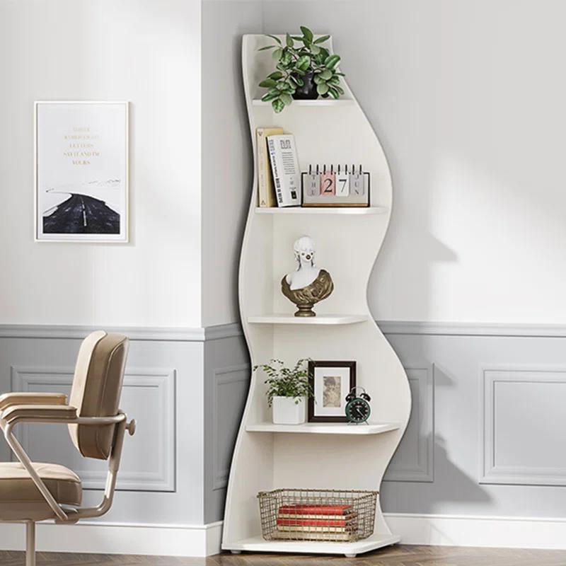 Millwood Pines Arhab Corner Bookcase