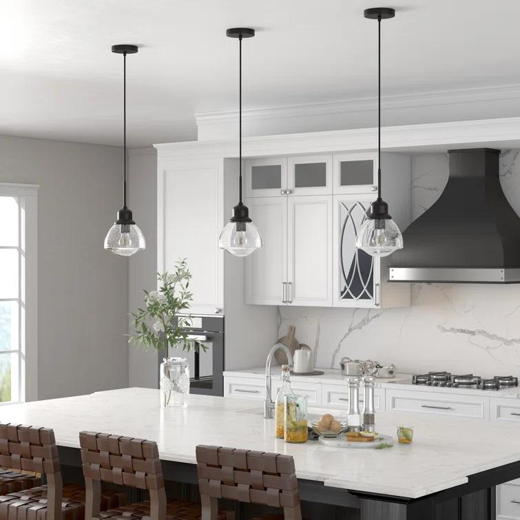 Katarina Single Light Glass Dimmable Pendant