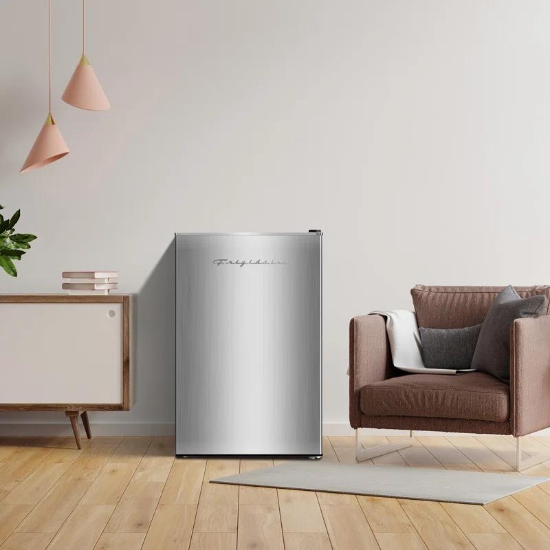 FRIGIDAIRE 3.2 Cu. Ft. Compact Fridge, Mini Refrigerator, Stainless Steel, Platinum Series & Reviews | Wayfair